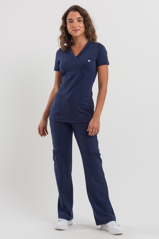 Scrub Coach Feminino - Azul Marinho